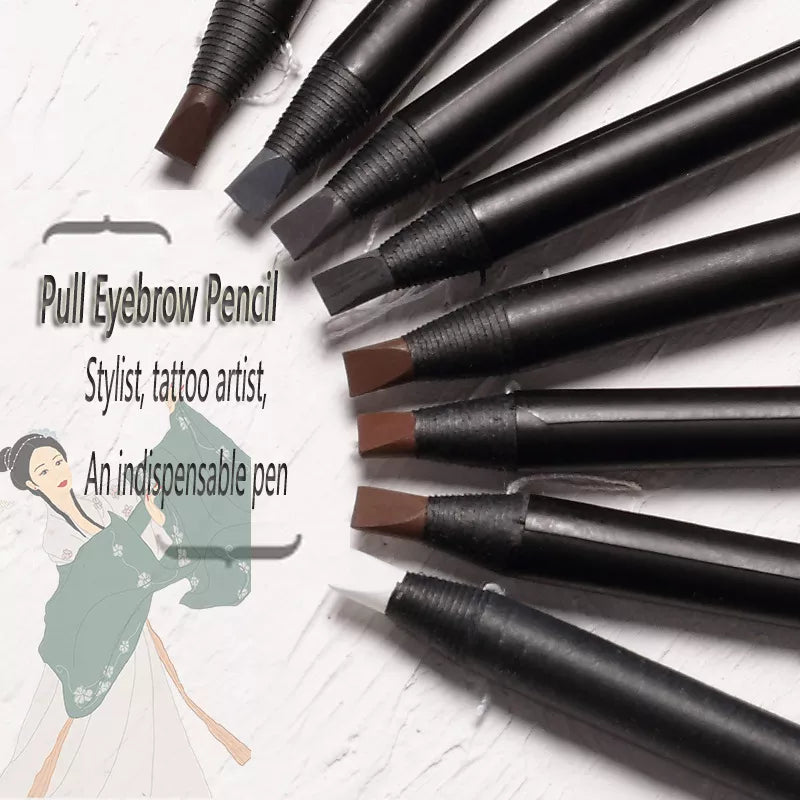 Waterproof Eyebrow Pencil Cosmetic Wholesale Eyeshadow Natural Long-Lasting Tattoo Eyebrows Eaterproof Makeup set Beauty