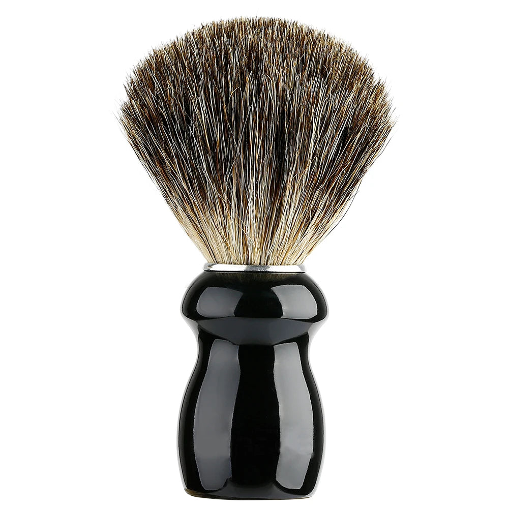 Shaving Brush Pure Badger Hair Shave Brush Wood Handle Holder Traditional Shaving Brush Handle Knot 25mm for Men