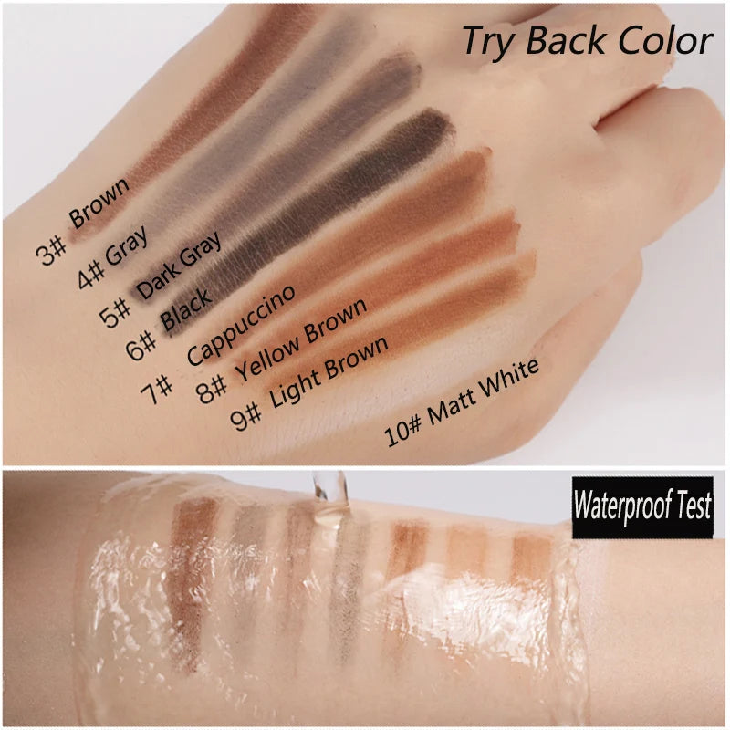 Waterproof Eyebrow Pencil Cosmetic Wholesale Eyeshadow Natural Long-Lasting Tattoo Eyebrows Eaterproof Makeup set Beauty