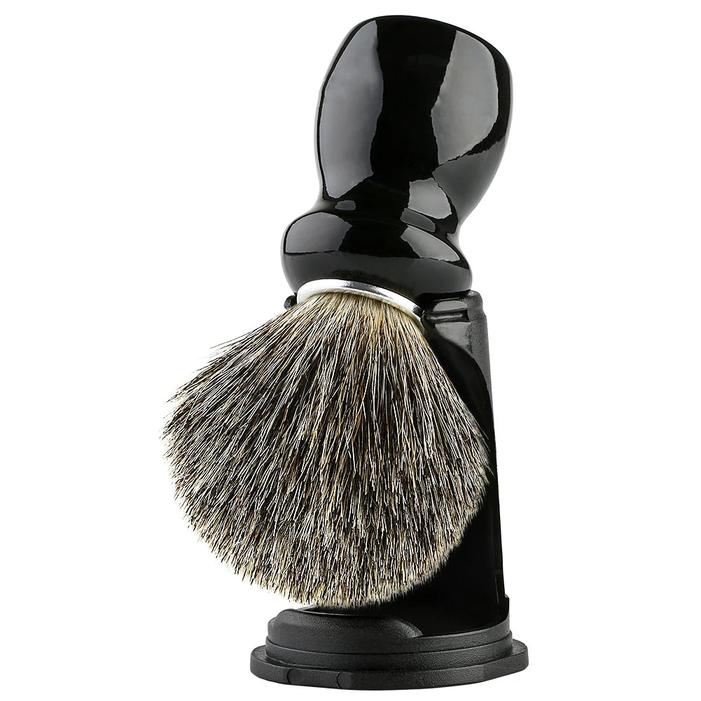 Shaving Brush Pure Badger Hair Shave Brush Wood Handle Holder Traditional Shaving Brush Handle Knot 25mm for Men