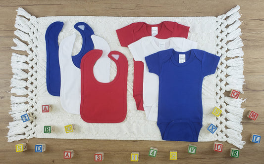 Bambini 6 Pc Layette Baby Clothes Set