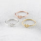 Best Gift Simple Knuckle Love Heart Knot Rings For