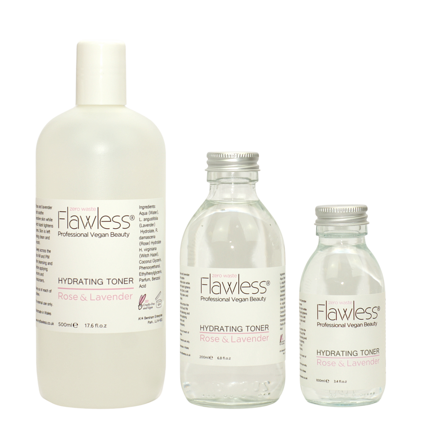 Hydrating Toner Refill - Rose and Lavender 500ml