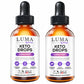 Luma Fast Keto Diet Drops with Green Tea, African Mango, and Raspberry