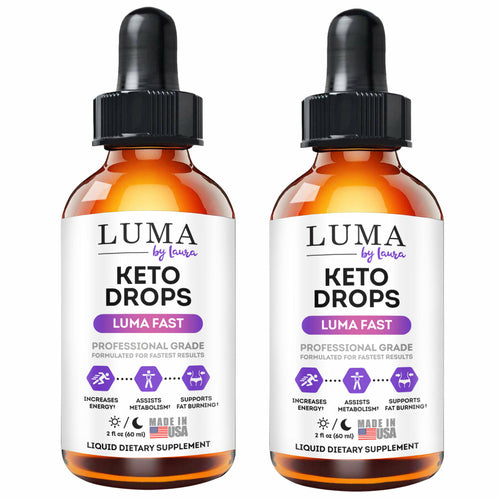 Luma Fast Keto Diet Drops with Green Tea, African Mango, and Raspberry