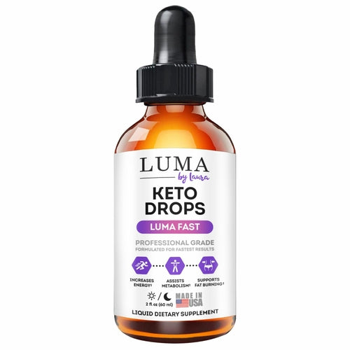 Luma Fast Keto Diet Drops with Green Tea, African Mango, and Raspberry