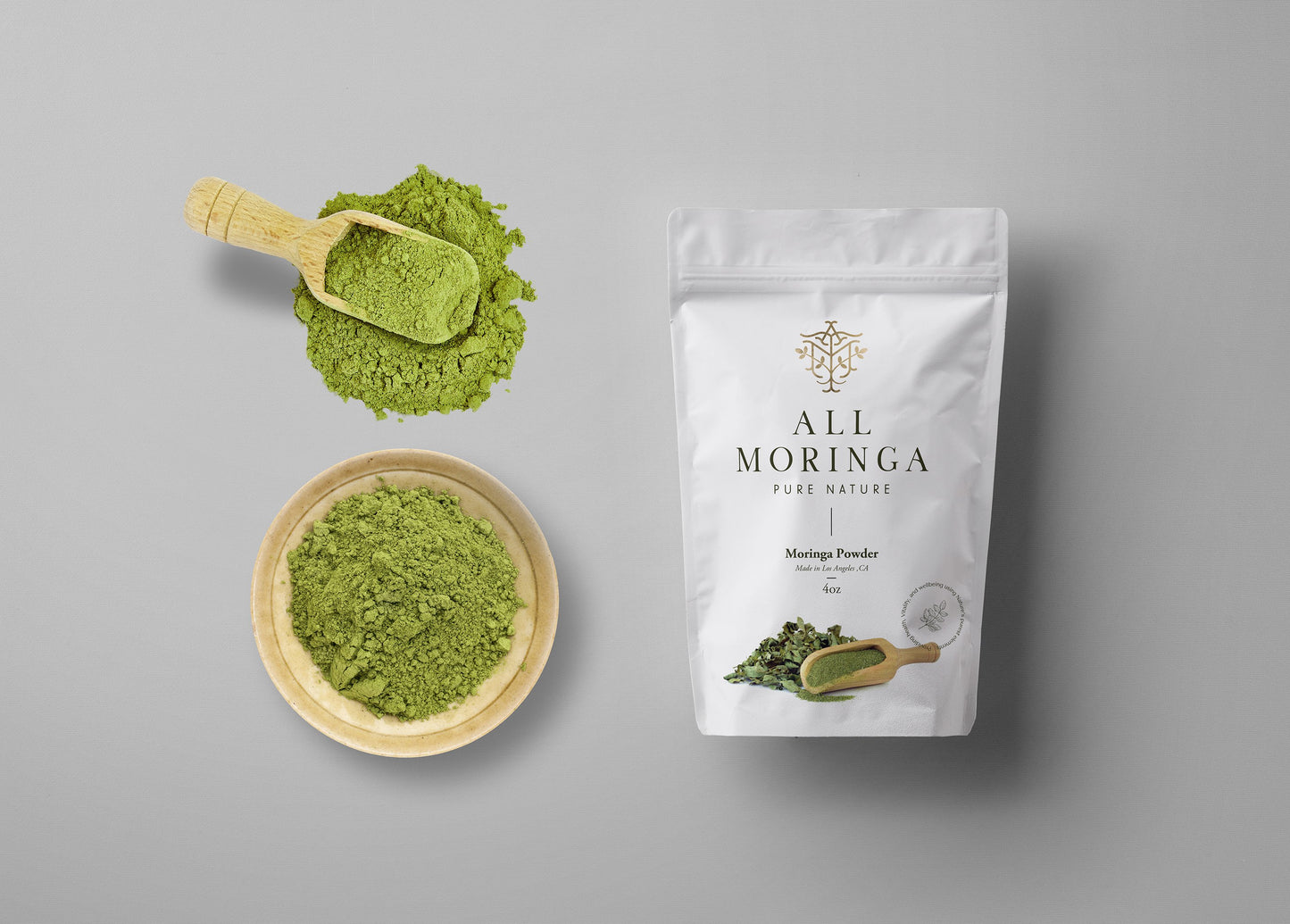 Premium 100% Organic Raw Moringa Oleifera Powder