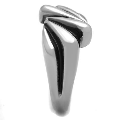 Women Stainless Steel No Stone Rings TK1520