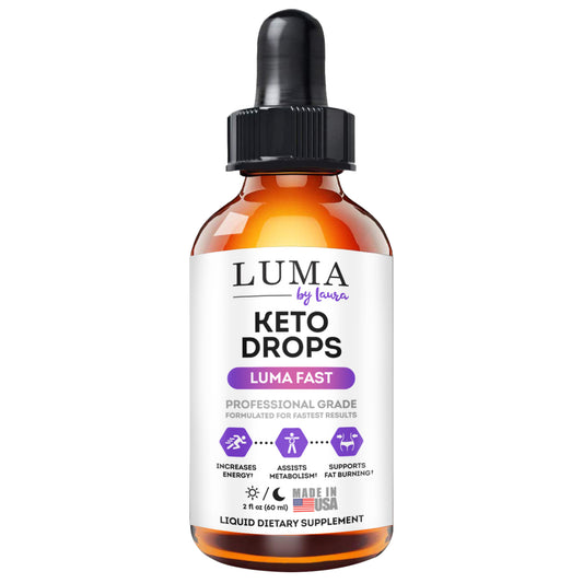 Luma Fast Keto Diet Drops with Green Tea, African Mango, and Raspberry