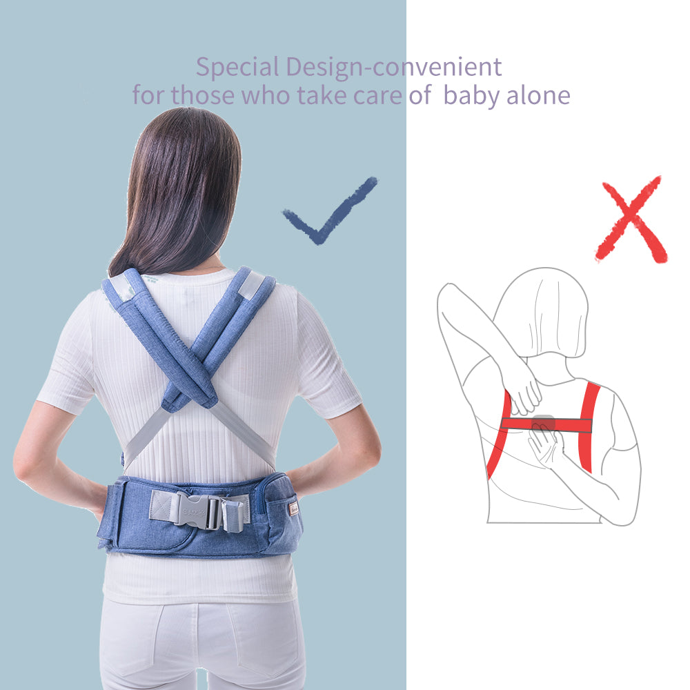 Ergonomic Infant Front Facing HipSeat Baby Carrier