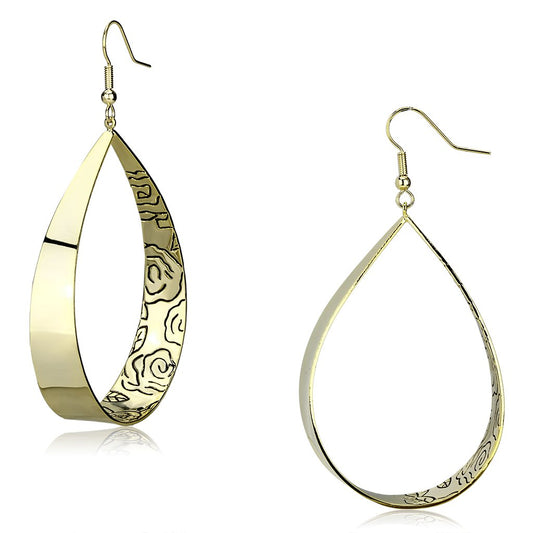 LO2721 Gold Iron Earrings