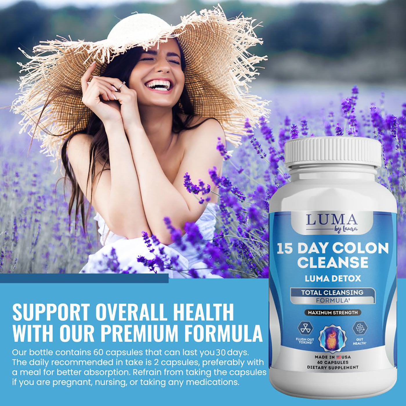 Luma Detox & Colon Cleanse (Fast Results), Aloe, Constipation Relief -