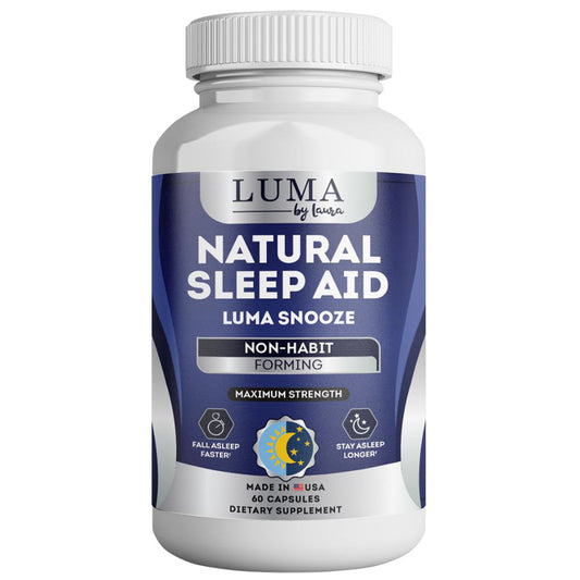 Luma Snooze - Natural Sleep Aid, Non-Habit Forming, Insomnia Relief