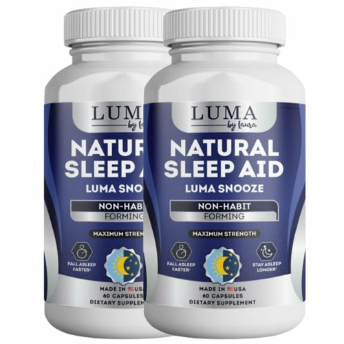 Luma Snooze - Natural Sleep Aid, Non-Habit Forming, Insomnia Relief